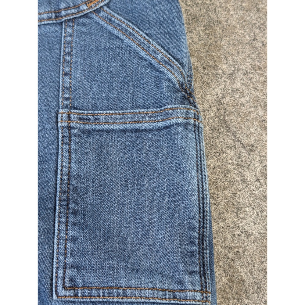 Carhartt Rugged Flex Relaxed Fit Double Front Jeans Womens 18 Tall Blue NWT - Picture 12 of 16